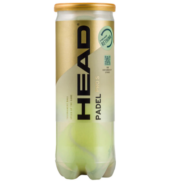 HEAD PRO S TUBO PALLE PADEL 3 PALLE