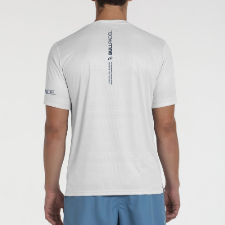 T-SHIRT BULLPADEL BEQUE BIANCO