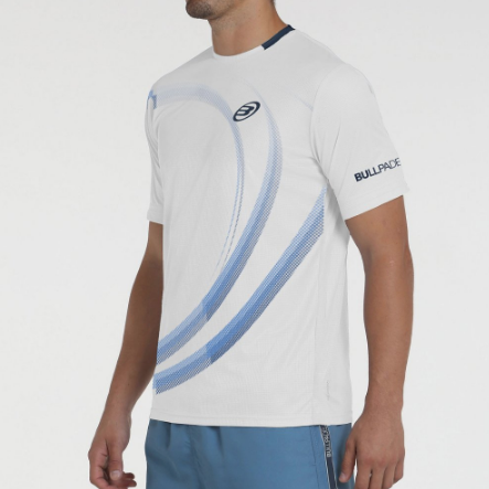 T-SHIRT BULLPADEL BEQUE BIANCO